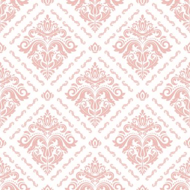 Sorunsuz vektör şark pembe arka plan