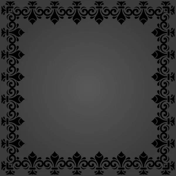 Floral Vector Fijn frame — Stockvector