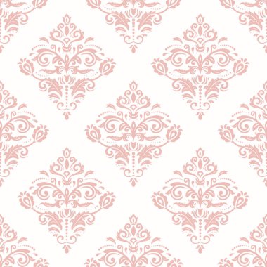 Sorunsuz vektör şark pembe arka plan