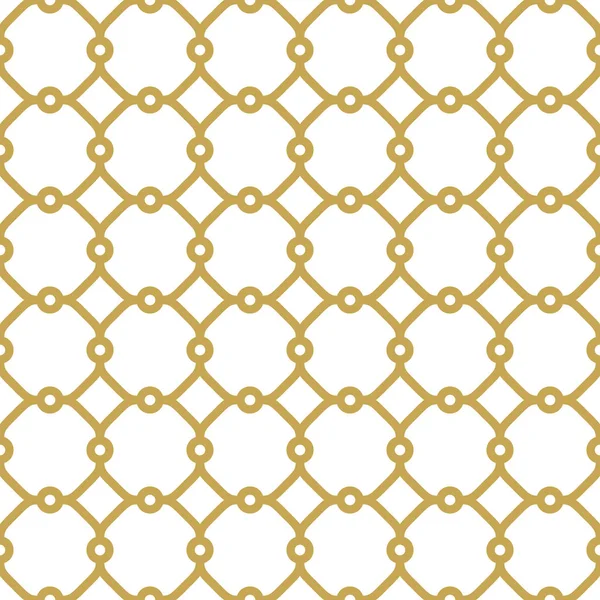 アラビア スタイルのシームレスなベクトルの黄金パターン — ストックベクタ