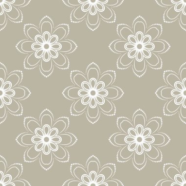 Çiçeksiz Kusursuz Vektör Deseni