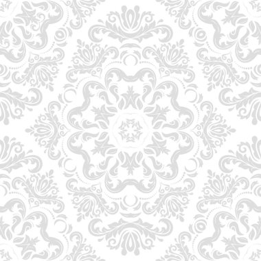 Klasik sorunsuz vektör desen gri