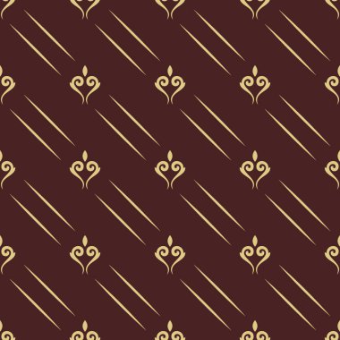 Kraliyet Zambaklarıyla Kusursuz Vektör Deseni