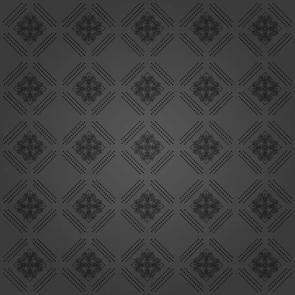 Modèle Vectoriel Pointillé Géométrique Texture Abstraite Moderne Sombre Sans Couture — Image vectorielle