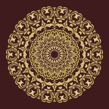 Klasik Biçimli Zarif Vektör Süslemesi