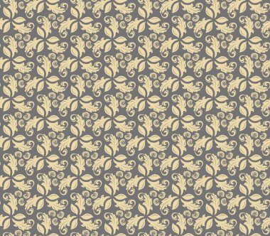 Çiçeksiz Kusursuz Vektör Deseni