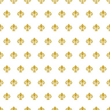 Kraliyet Zambaklarıyla Kusursuz Vektör Deseni