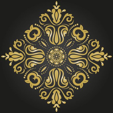 Doğulu Soyut Vektör Deseni