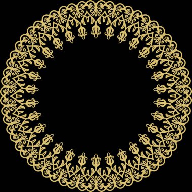 Doğulu Soyut Vektör Deseni