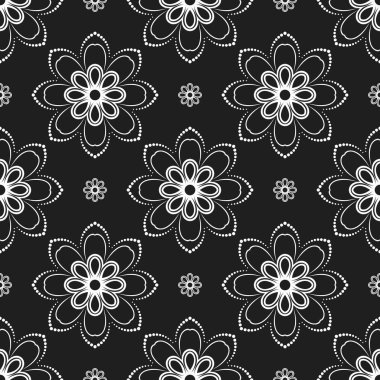 Çiçeksiz Kusursuz Vektör Deseni