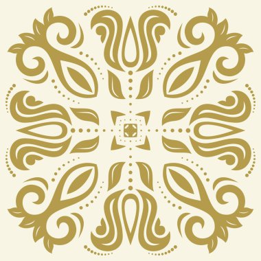 Klasik Biçimli Zarif Vektör Süslemesi
