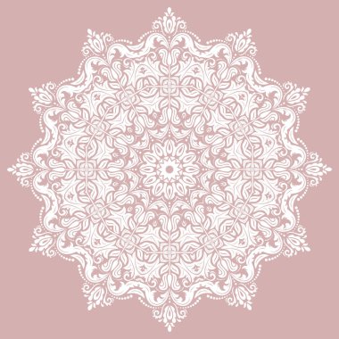 Doğulu Soyut Vektör Deseni