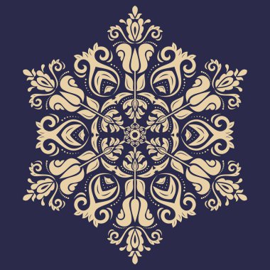 Doğulu Soyut Vektör Deseni