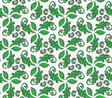 Çiçeksiz Kusursuz Vektör Deseni