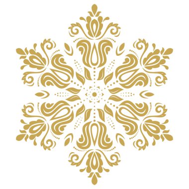 Doğulu Soyut Vektör Deseni