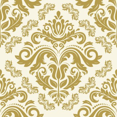 Sorunsuz vektör şark altın arka plan