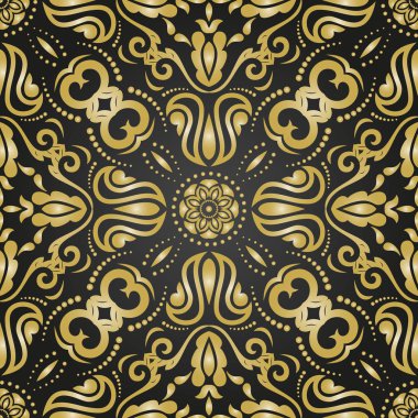 Sorunsuz vektör şark altın arka plan