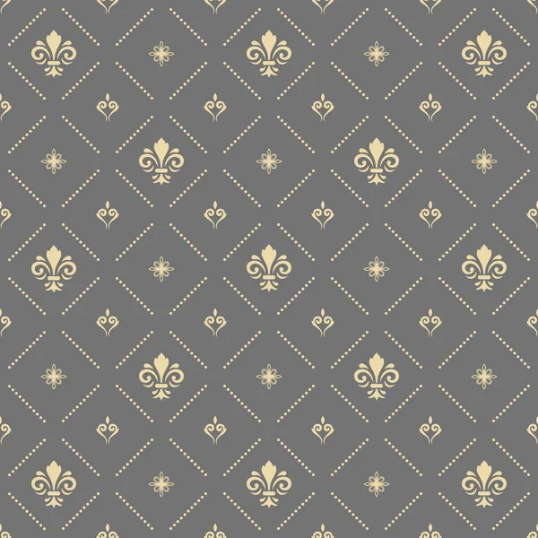 Kraliyet Zambaklarıyla Kusursuz Vektör Deseni