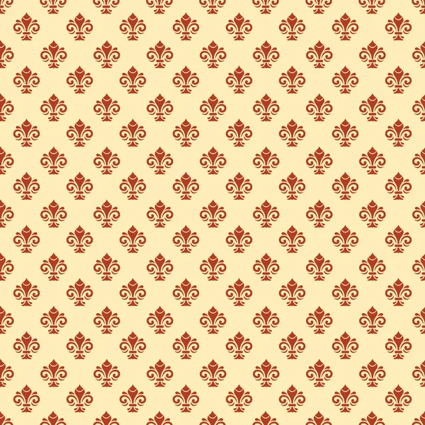 Kraliyet Zambaklarıyla Kusursuz Vektör Deseni