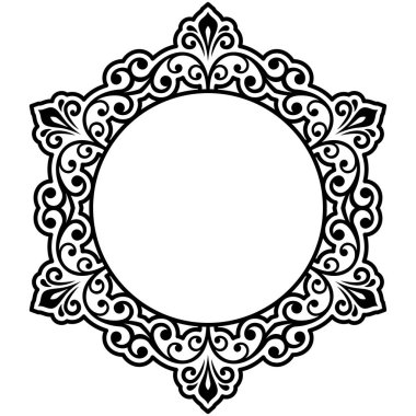 Klasik Biçimli Zarif Vektör Süslemesi