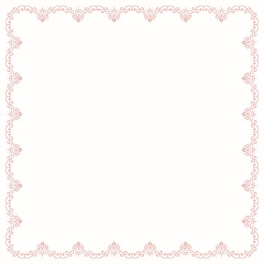 Çiçek Vektörü İnce Çerçeve