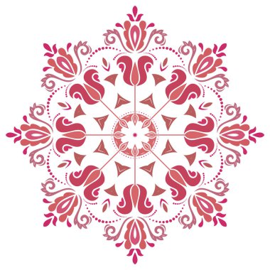 Klasik Biçimli Zarif Vektör Süslemesi
