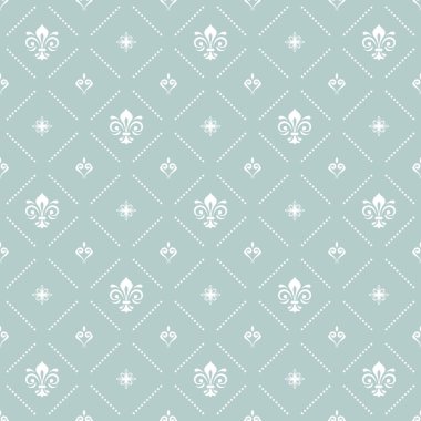 Kraliyet Zambaklarıyla Kusursuz Vektör Deseni