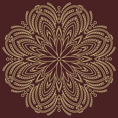 Klasik Biçimli Zarif Vektör Süslemesi