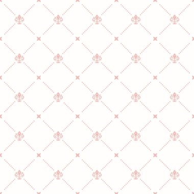 Kraliyet Zambaklarıyla Kusursuz Vektör Deseni