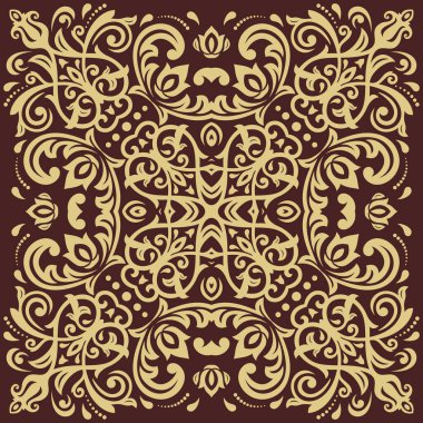 Klasik Biçimli Zarif Vektör Süslemesi