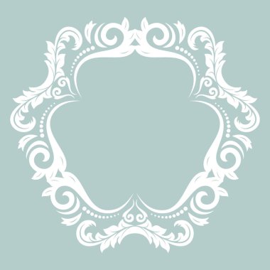 Klasik Biçimli Zarif Vektör Süslemesi