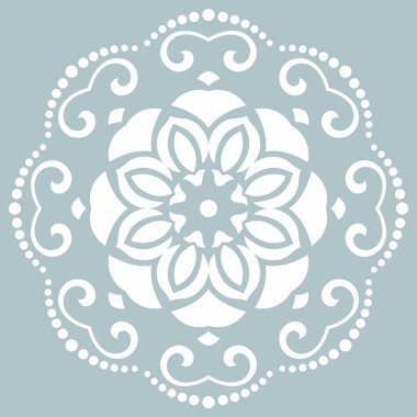 Klasik Biçimli Zarif Vektör Süslemesi