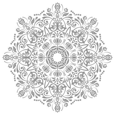 Klasik Biçimli Zarif Vektör Süslemesi