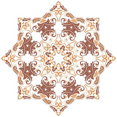 Klasik Biçimli Zarif Vektör Süslemesi
