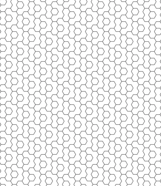 Patrón vectorial abstracto sin costura con hexágonos — Vector de stock