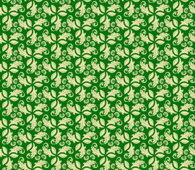 Çiçeksiz Kusursuz Vektör Deseni