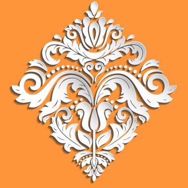 Doğulu Vektör Deseni. 3B Elementler