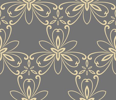 Çiçeksiz Kusursuz Vektör Deseni