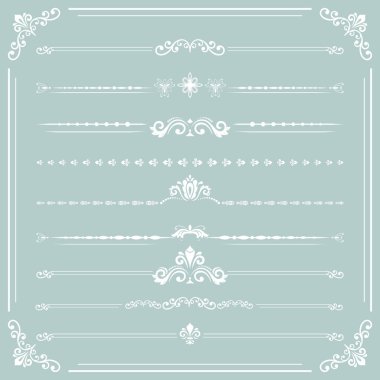 Vektör Yatay Desenler Kümesi