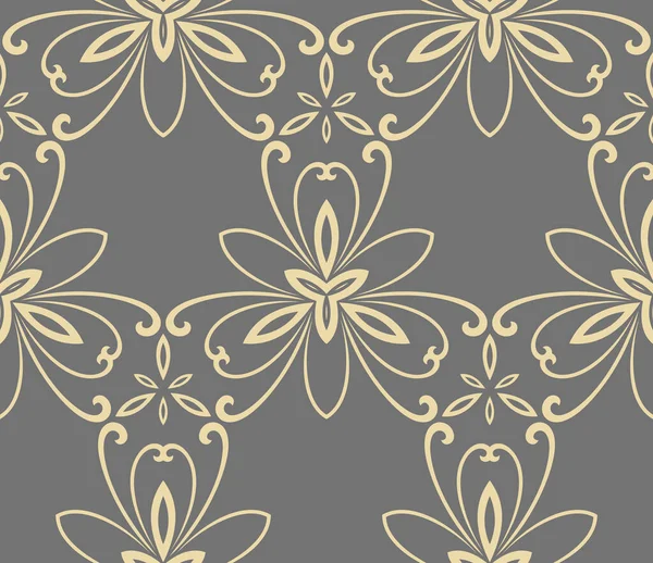 Vectorielle continue Fine floral Pattern — Image vectorielle