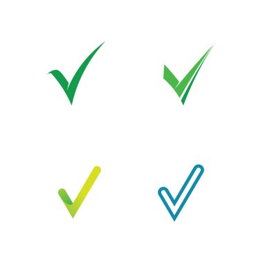 Modern iş ve yaratıcı markalaşma için sembol vektör logosunu kontrol et