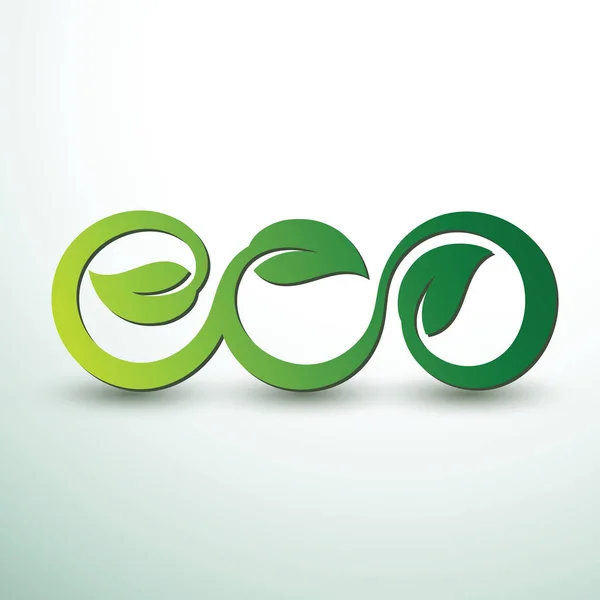 Logo écologique — Image vectorielle