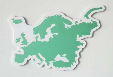 Avrupa ve ülkeler boş Haritası