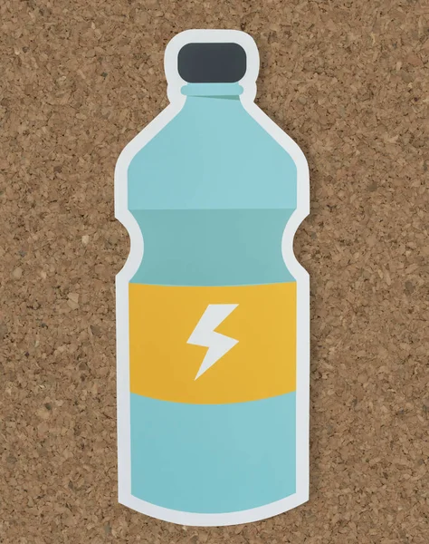 Sports Drink Energy Beverage Icon — Fotografie, imagine de stoc