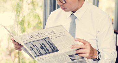 Sabah gazetede iş adamı