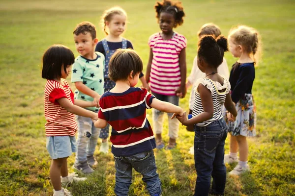 Diverse School Kids Having Fun — Stock Photo, Image