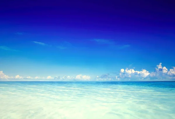 萨摩亚热带海滩天堂 — 图库照片