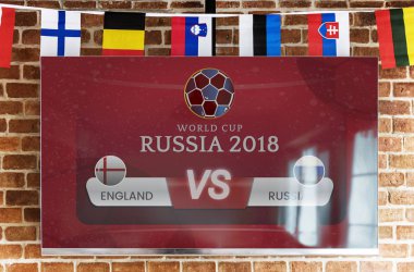 Canlı futbol maçı ile düz ekran televizyon