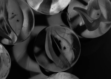 Cam mermerler closeup çekim