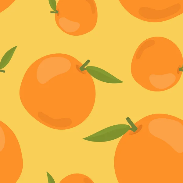 Patrón Naranja Dibujado Mano Colorido —  Fotos de Stock